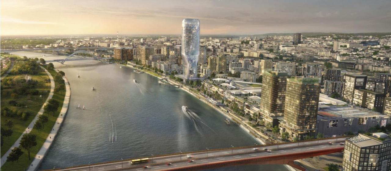 Belgrade Waterfront Apartments - Arcadia المظهر الخارجي الصورة